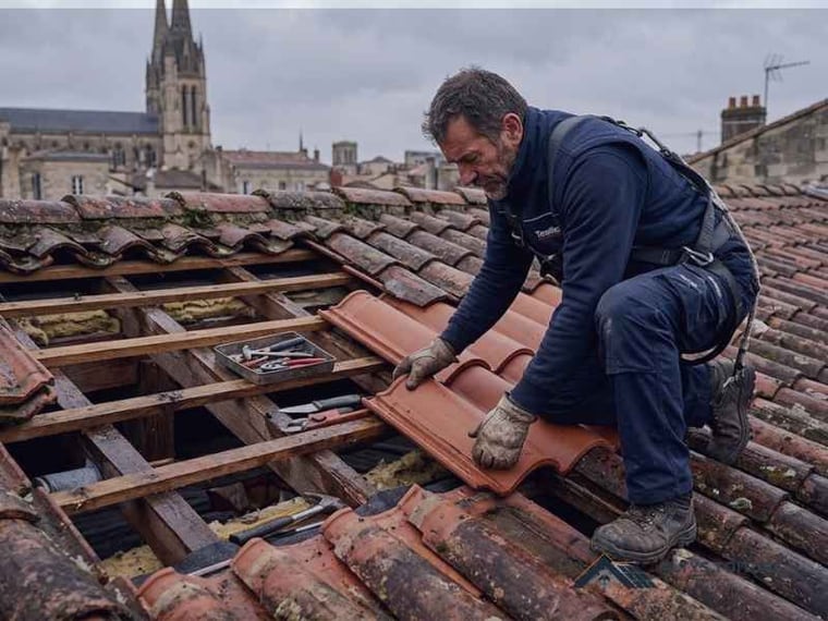 Diagnostic d’infiltration de toiture — chantier Altys Toiture à Bruges